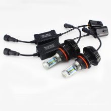 G7 9004 9007 4000lm 6500K PHI-ZES Fanless Led Car Headlight High Low Super White Beam Conversion Kit with Warranty